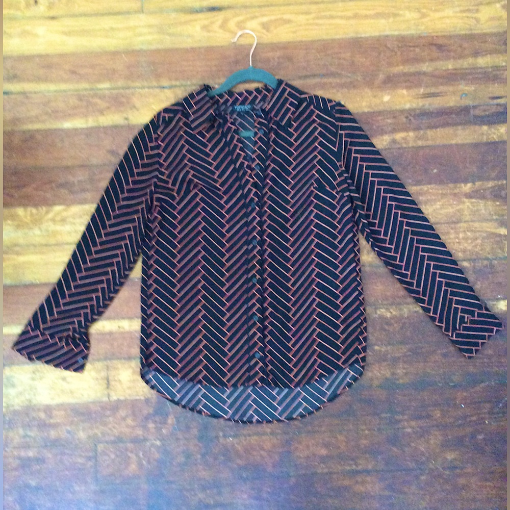 Top Shop women’s sized dress shirt.